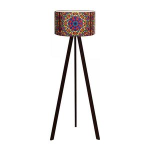Stojací lampa AYD 1xE27/40W/230V hnědá/pestrobarevná 780SGN4439 obraz