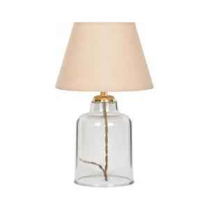 Stolní lampa AYD 1xE27/40W/230V béžová/čirá 780SGN4488 obraz