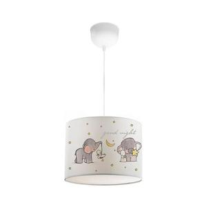 Dětský lustr CANDY 1xE27/40W/230V bílá/béžová 780SGN4655 obraz