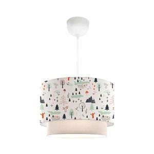 Dětský lustr CANDY 1xE27/40W/230V bílá/pestrobarevná 780SGN4667 obraz