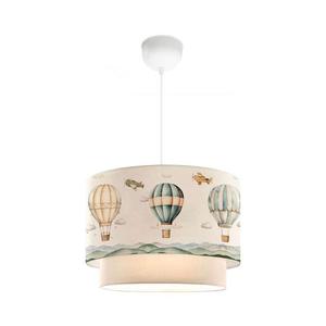 Dětský lustr CANDY 1xE27/40W/230V bílá/pestrobarevná 780SGN4717 obraz