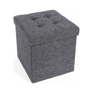 Taburet SULTAN 38x38 cm šedá LSF27Z obraz