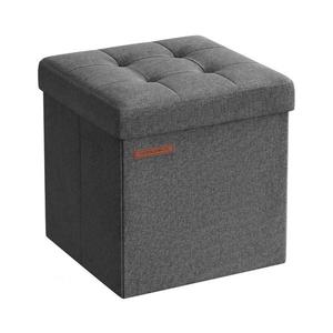 Taburet SULTAN 30x30 cm šedá LSF028G01 obraz
