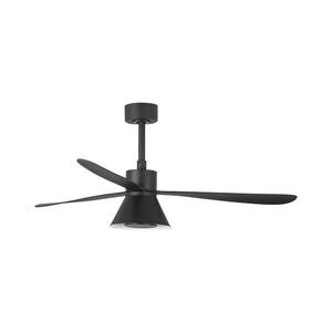 FARO Barcelona FARO 33761WT-23-LED Stm. vent. AMELIA L CONE LED/20W/230V černá pr.132 cm WT +DO 33761WT-23+33764 obraz