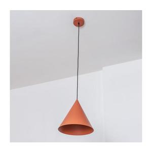 Lustr na lanku ETNA II 1xE27/15W/230V pr. 18, 5 cm oranžová W-KM 1930/1 BRK-B obraz