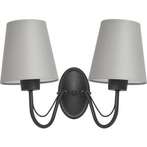 Nástěnná lampa MALBO 2xE27/15W/230V šedá/černá K-2920/2 BK+GREY obraz