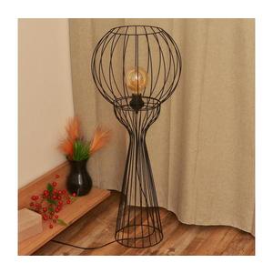 Stojací lampa MERCURE 1xE27/15W/230V černá S-1388 XL/1 BK obraz