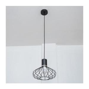 Lustr na lanku SOLANO 1xE27/15W/230V černá/lesklý chrom W-KM 1335/1 BK+CH obraz
