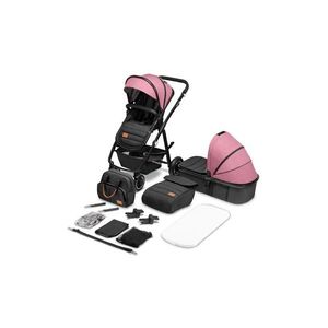 Lionelo - Kombinovaný kočárek 2v1 AMBER Pink Rose 5903771702188 obraz