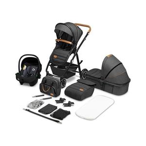 Lionelo - Kombinovaný kočárek 3v1 AMBER Grey Graphite 5903771700573 obraz