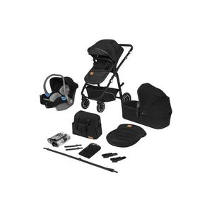 Lionelo - Kombinovaný kočárek 3v1 BIANKA Black Onyx 5903771704854 obraz