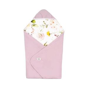 Lionelo - Zavinovačka do autosedačky TRAVEL SWADDLE 90x90 cm Pink Flower 5903771720731 obraz
