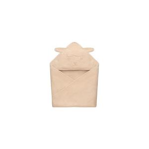 Lionelo - Dětská osuška s kapucí MUSLIN HOODED TOWEL Beige Sand 5903771709347 obraz