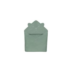Lionelo - Dětská osuška s kapucí MUSLIN HOODED TOWEL Green Forest 5903771709354 obraz