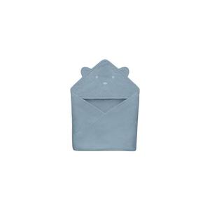 Lionelo - Dětská osuška s kapucí MUSLIN HOODED TOWEL Grey Sky 5903771709316 obraz