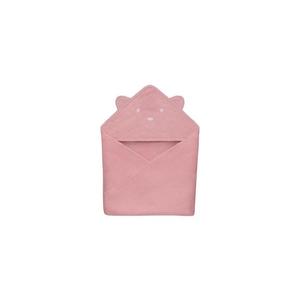 Lionelo - Dětská osuška s kapucí MUSLIN HOODED TOWEL Pink Baby 5903771709323 obraz