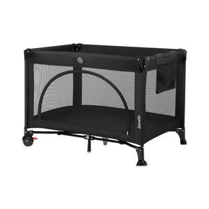 Lionelo - Cestovní postýlka LAURA Black Carbon 5903771721721 obraz