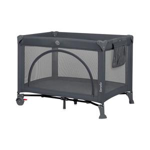 Lionelo - Cestovní postýlka LAURA Grey Concrete 5903771721691 obraz