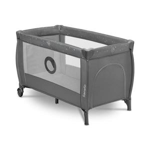Lionelo - Cestovní postýlka STEFI PLUS Grey Multicolor 5903771704212 obraz