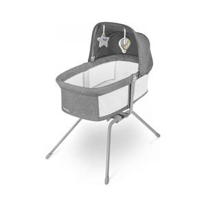 Lionelo - Cestovní postýlka MALIN Grey Stone 5903771704090 obraz