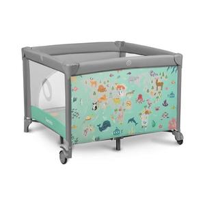 Lionelo - Hrací ohrádka MILLE Grey Green 5903771705424 obraz
