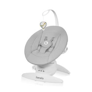 Lionelo - Dětské houpátko s melodií IRIS Grey Concrete 5903771707220 obraz