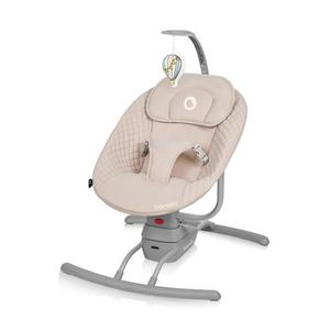 Lionelo - Dětské houpátko s melodií RIO 4xC Beige Latte + dálkové ovládání 5903771706995 obraz
