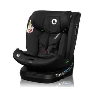 Lionelo - Autosedačka se základnou otočná BRAVE i-Size 40-150 cm Black Carbon 5903771708005 obraz