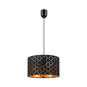 Lustr na lanku ULLE 1xE27/15W/230V černá LM-1.225/A/CZARNY obraz