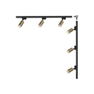 Zuma Line 3563 - Bodové svítidlo v liš. systému TUBE 6xGU10/35W/230V černá/zlatá 3563 obraz