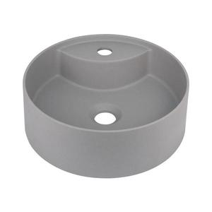 Deante CQS_SU4B-Umyvadlo na desku s otvorem SILIA pr. 36cm granit/metalicky šedá CQS_SU4B obraz
