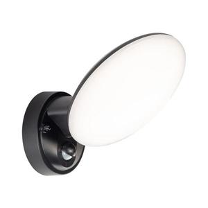 LED Venkovní nástěnné svítidlo se senzorem OLAF LED/10W/230V IP44 černá 333797 obraz
