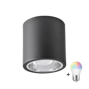 LED RGBW Stmívatelné bodové svítidlo JUPITER 1xE27/6, 5W/230V pr. 13 cm černá SA1043+AI0818 obraz