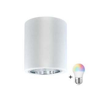 LED RGBW Stmívatelné bodové svítidlo JUPITER 1xE27/6, 5W/230V pr. 9, 8 cm bílá SA0574+AI0818 obraz