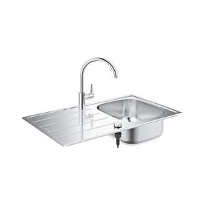 GROHE 31562SD1 - Sada kuchyňského dřezu a baterie BAU 860 x 500 mm nerez 31562SD1 obraz