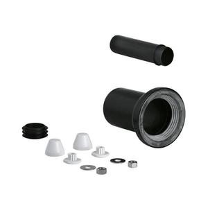 GROHE 37311K00 - Přívodná a odvodná souprava pro WC 150 mm černá 37311K00 obraz