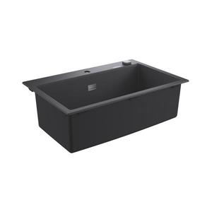 GROHE 31652AP0 - Kompozitní dřez K700 780 × 510 mm granit/černá 31652AP0 obraz