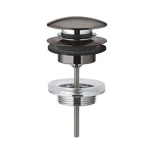 GROHE 65807A00 - Odpadová souprava s uzávěrem pro umyvadla s přepadem grafit 65807A00 obraz