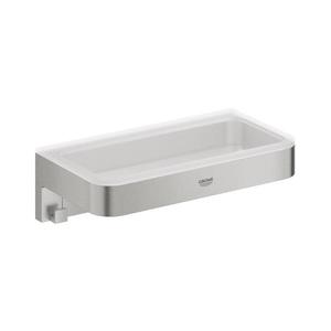GROHE 41107DC0 - Polička do sprchy START CUBE 200 mm nerez 41107DC0 obraz