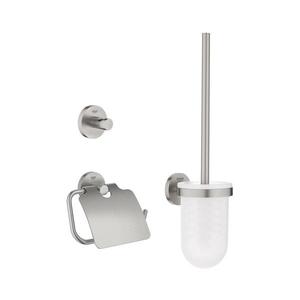 GROHE 41204DC0 - Sada doplňků pro toaletu 3 v 1 START nerez 41204DC0 obraz