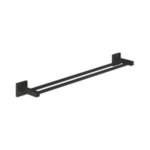 GROHE 411042430 - Dvouramenný držák na ručníky START CUBE 654 mm černá 411042430 obraz