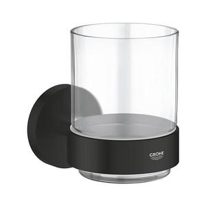 GROHE 411942430 - Sklenička s držákem START černá 411942430 obraz