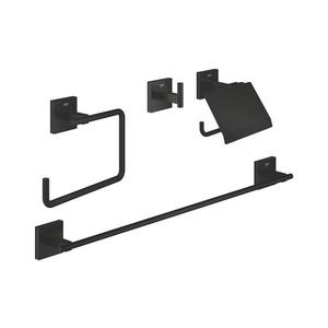 GROHE 411152430 - Sada doplňků START CUBE 558 mm černá 411152430 obraz