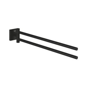 GROHE 409762430 - Držák ručníků START CUBE 438 mm černá 409762430 obraz