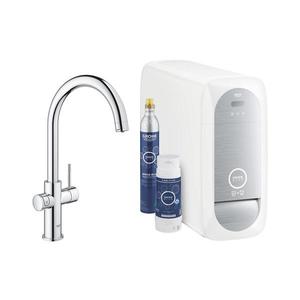 GROHE 31455001 - Dřezová baterie BLUE HOME lesklý chrom 31455001 obraz