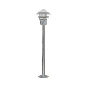 Nordlux - Venkovní lampa BLOKHUS 1xE27/60W/230V IP54 stříbrná 92 cm 25078031 obraz