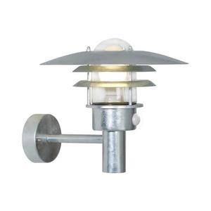 Nordlux - Venk. nás. svítidlo se senzorem LONSTRUP 1xE27/60W/230V IP44 stříbrná 71412031 obraz