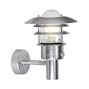 Nordlux - Ven. nás. svítidlo se senzorem LONSTRUP 1xE27/60W/230V IP44 stříbrná 71432031 obraz