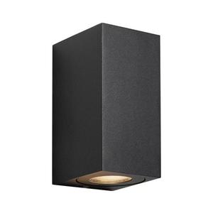 Nordlux - Venkovní nástěnné svítidlo CANTO 2xGU10/28W/230V IP44 černá 49731203 obraz