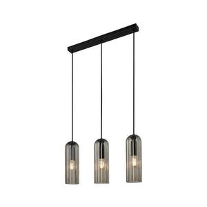 Nordlux - Lustr na lanku MIELLA 3xE27/25W/230V černá/kouřová 2412533047 obraz
